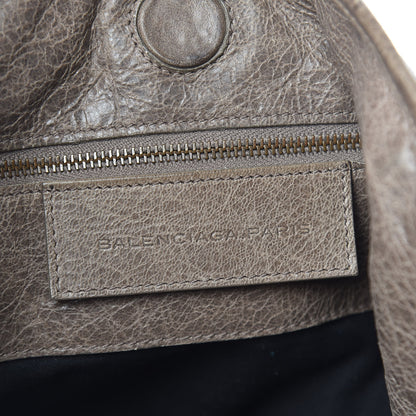 Balenciaga Agneau Classic Hardware S Sunday Tote Gris Poivre 6 of 21