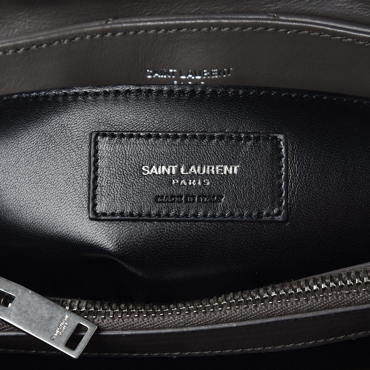 Calfskin Y Quilted Monogram Small Loulou Chain Satchel Earth
