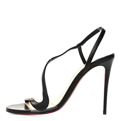 Christian Louboutin Nappa Rosalie 100 Sandals 37 Black 1 of 7