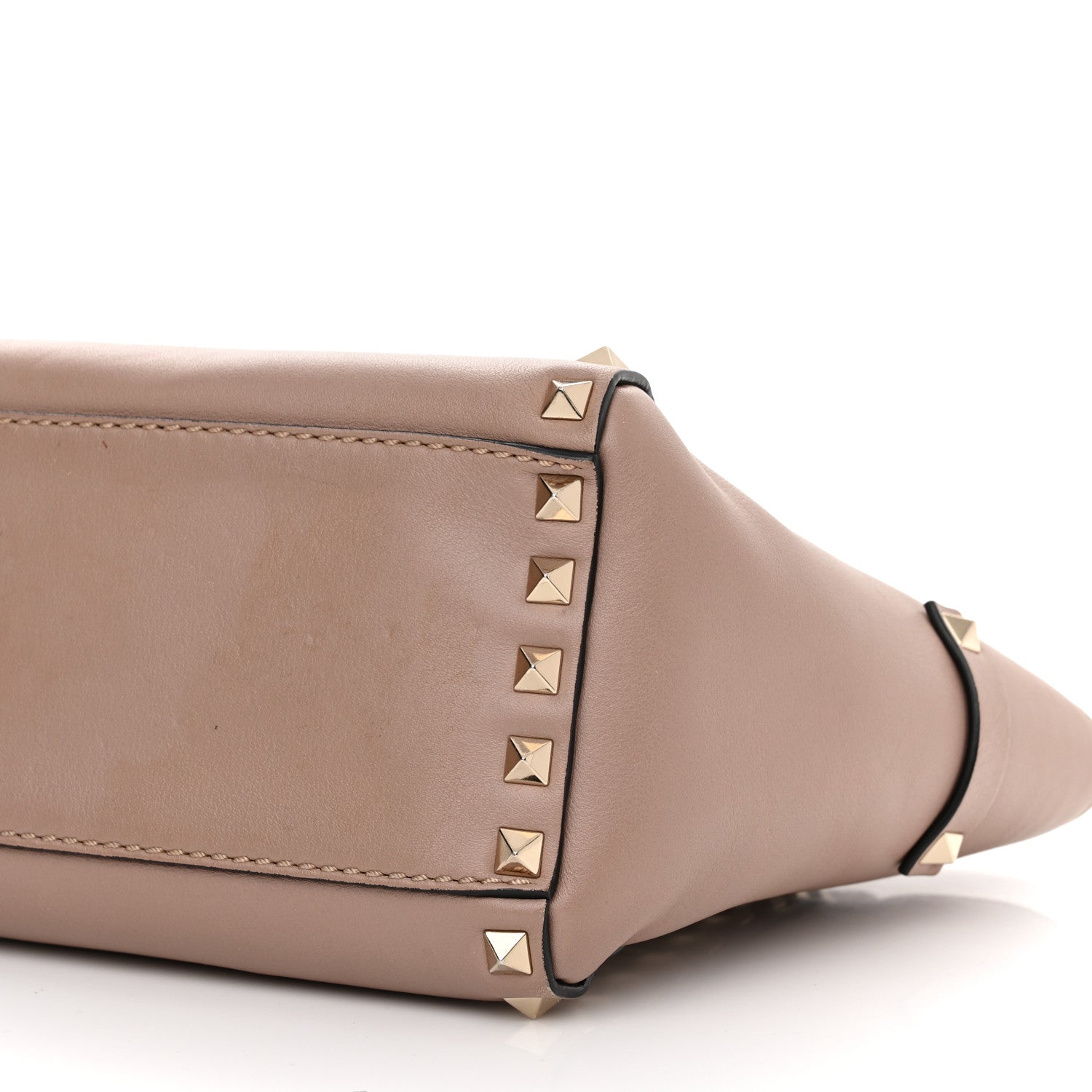 Valentino Garavani Vitello Mini Rockstud Tote Poudre 9 of 21