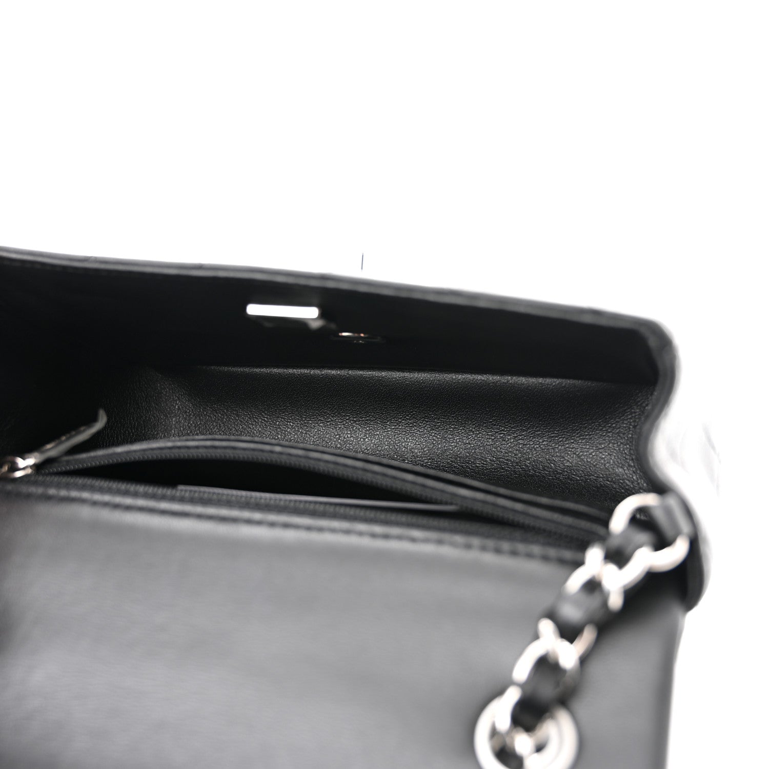 Chanel Lambskin Quilted Mini Rectangular Flap Black 5 of 10