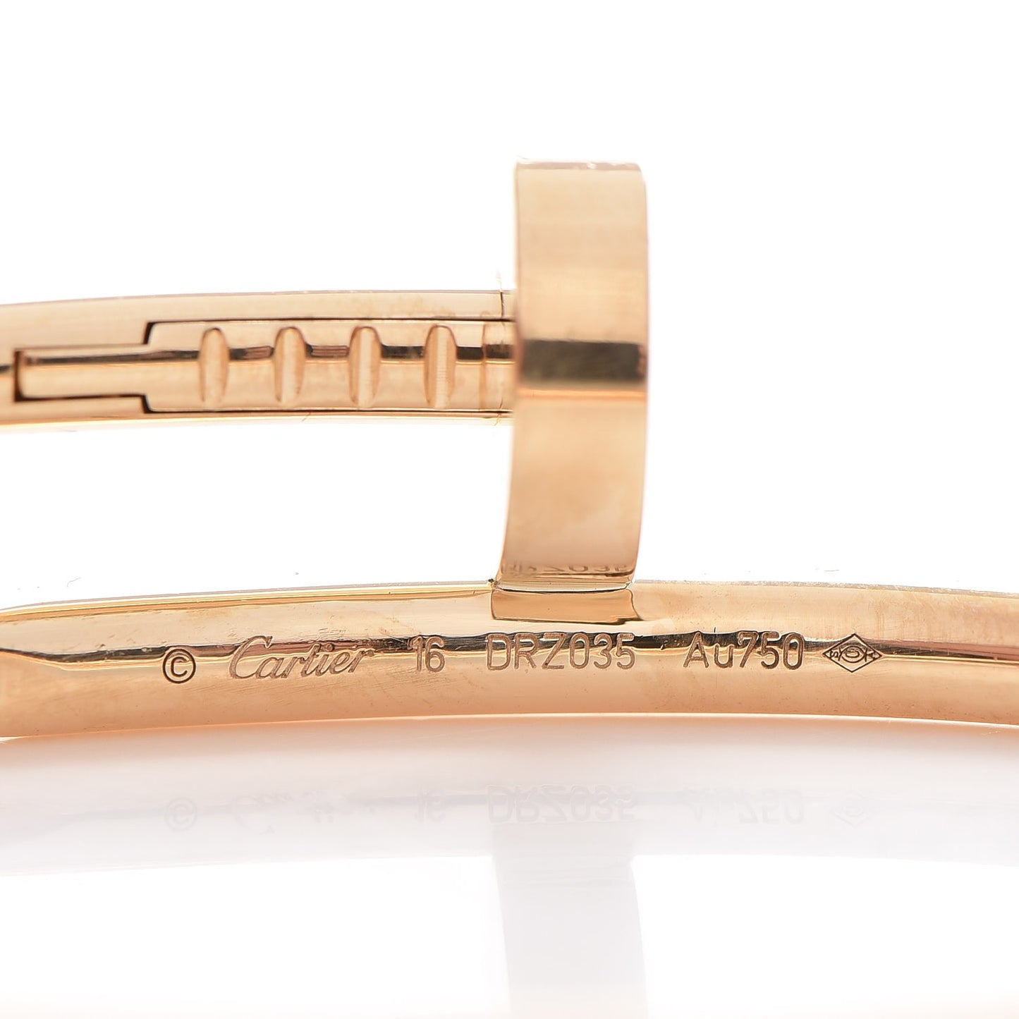 18K Yellow Gold Juste Un Clou Bracelet 16