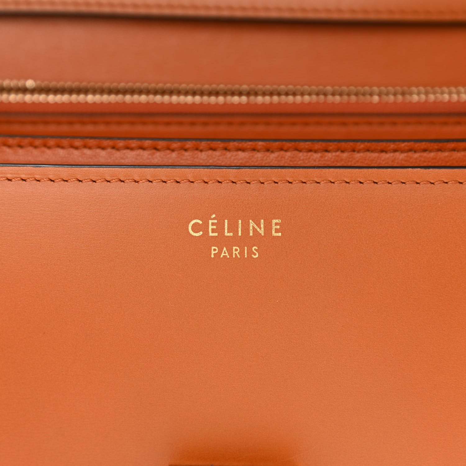 Celine Box Calfskin Medium Classic Box Flap Bag Chestnut 6 of 13