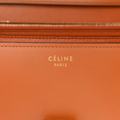 Celine Box Calfskin Medium Classic Box Flap Bag Chestnut 6 of 13
