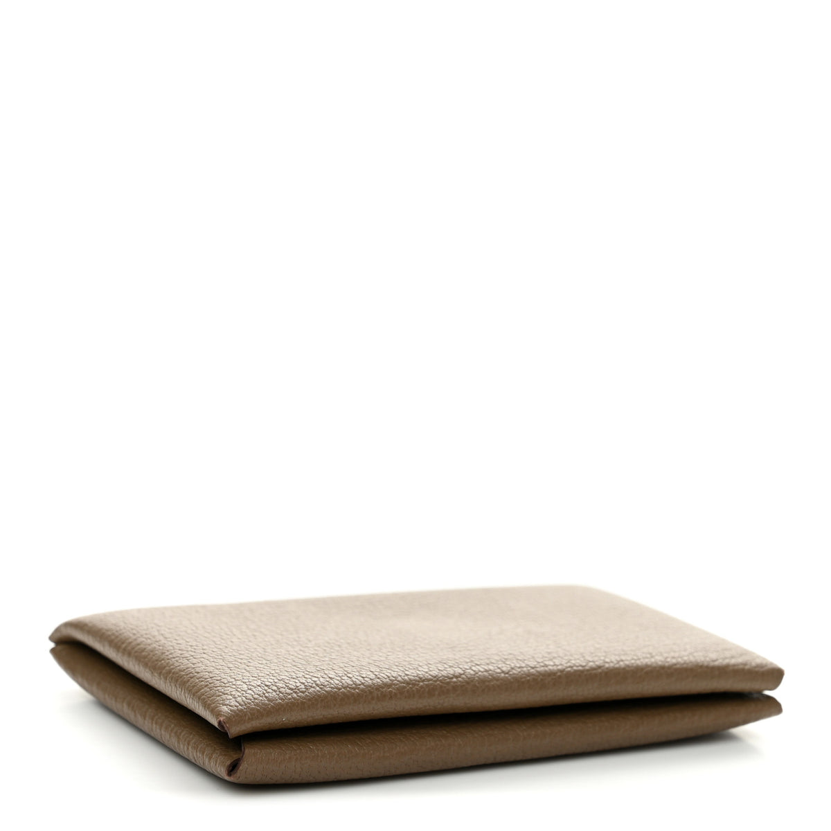 Chevre Mysore Calvi Card Case Etoupe