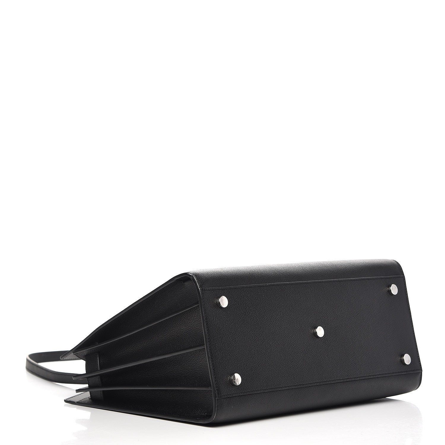 Saint Laurent Grained Calfskin Small Sac De Jour Black 5 of 11