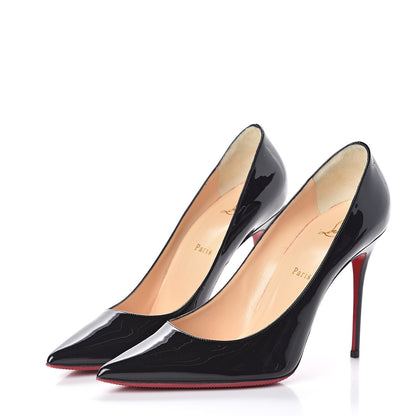 Christian Louboutin Patent Decollete 554 100 Pumps 40.5 Black 3 of 7