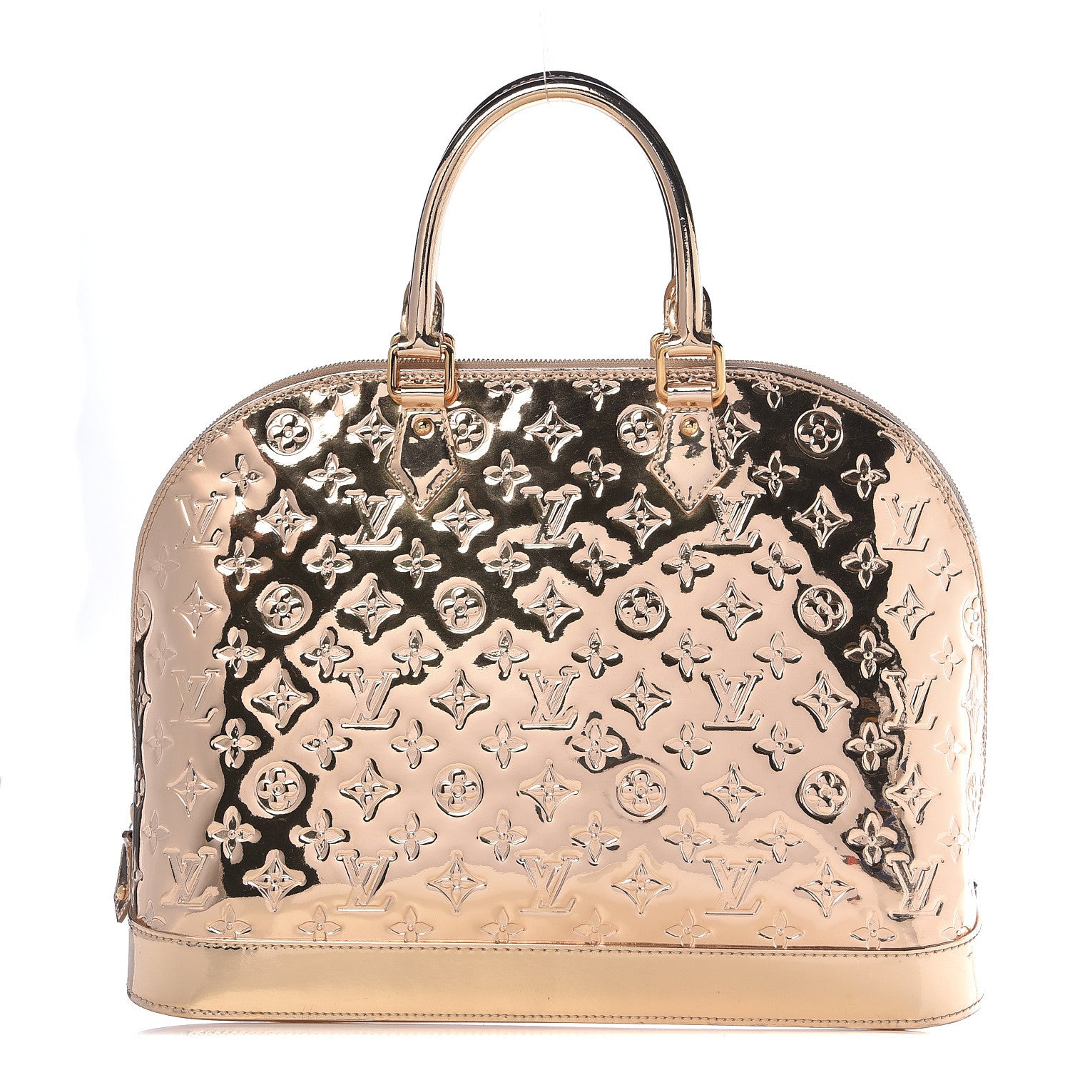 Louis Vuitton Monogram Miroir Alma MM Gold 1 of 13