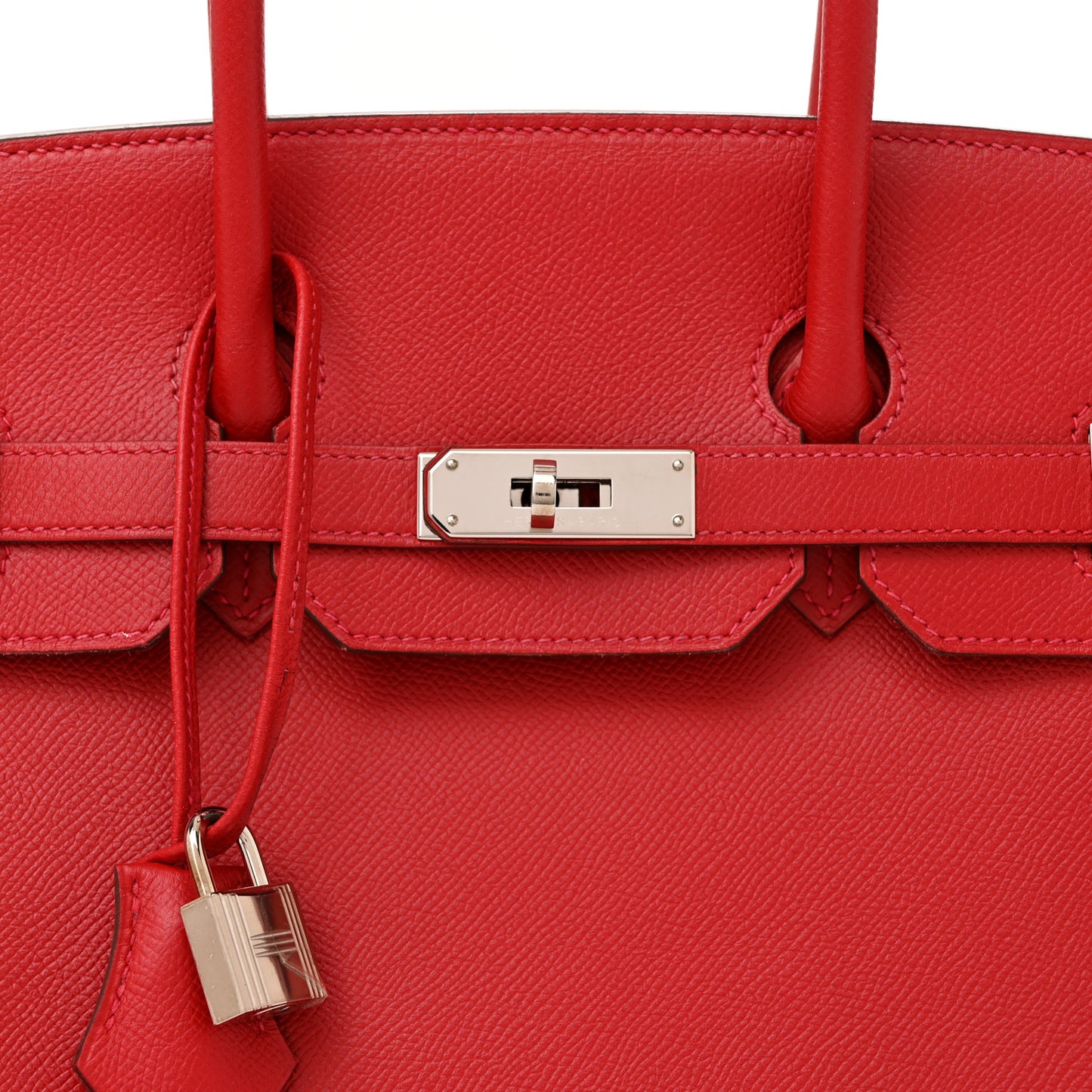 Epsom Birkin 35 Rouge Casaque
