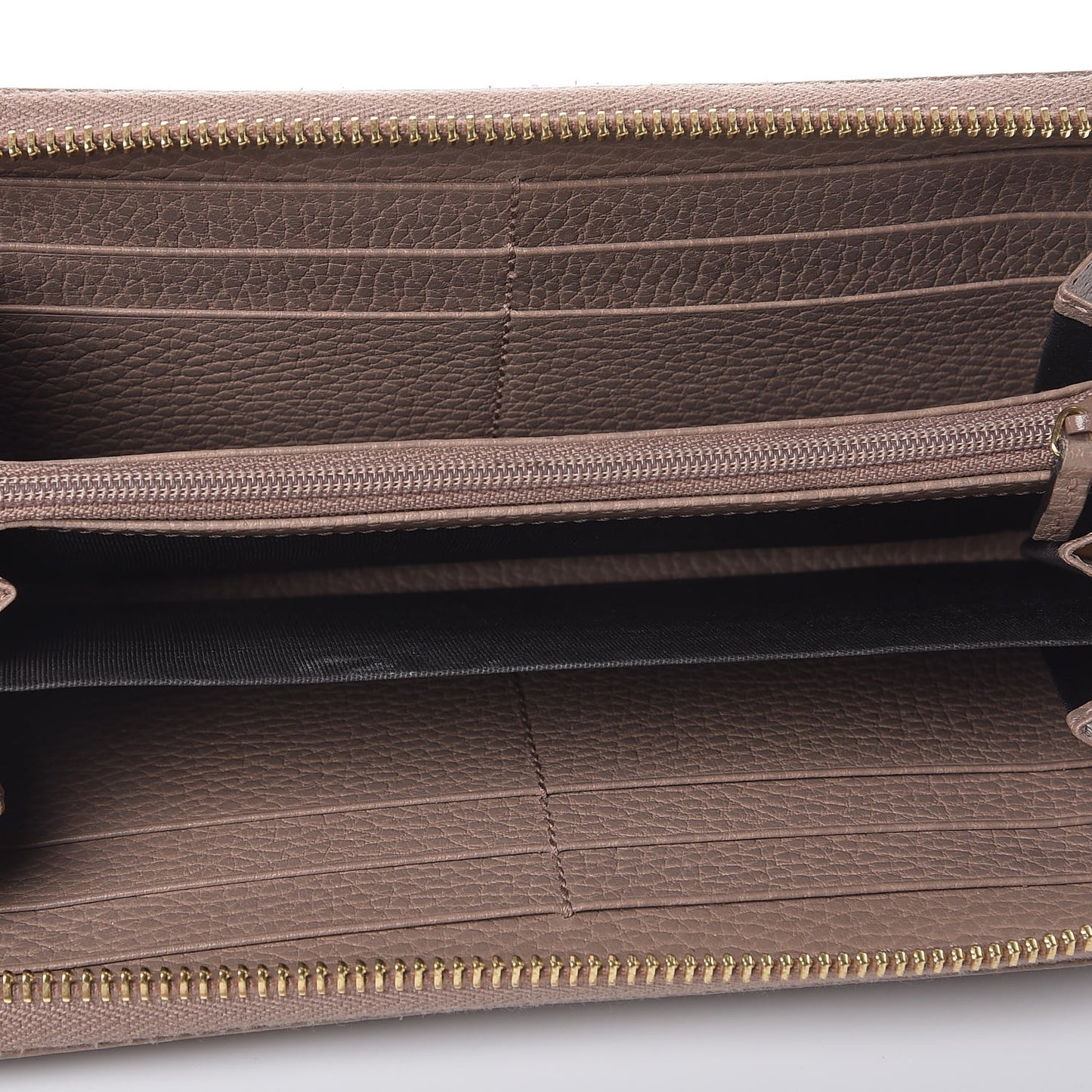 Dollar Calfskin GG Marmont Zip Around Wallet Porcelain Rose