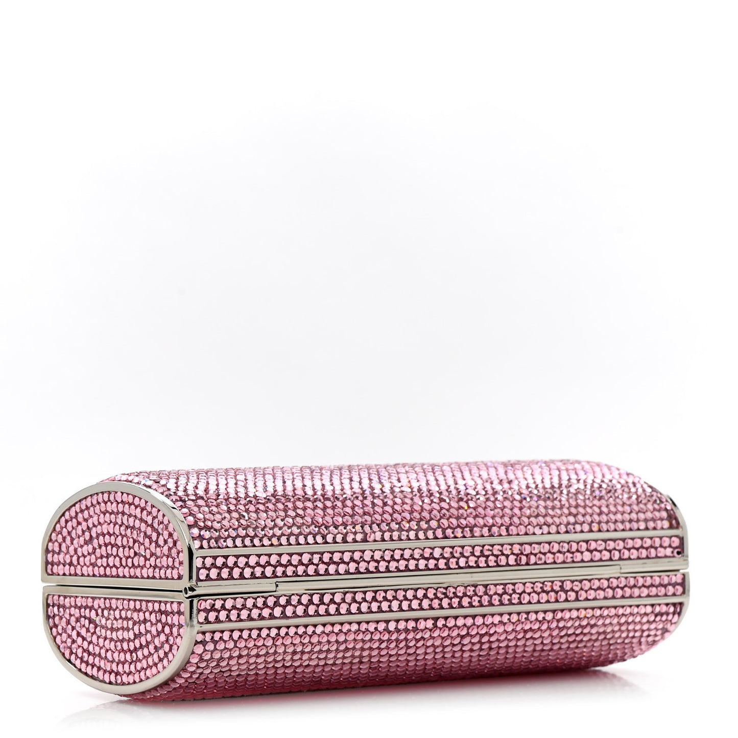 Swarovski Crystal Minaudiere Clutch Pink