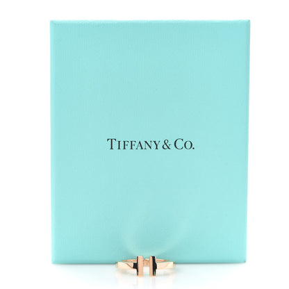 Tiffany 18K Rose Gold T Square Ring 58 8.25 5 of 5