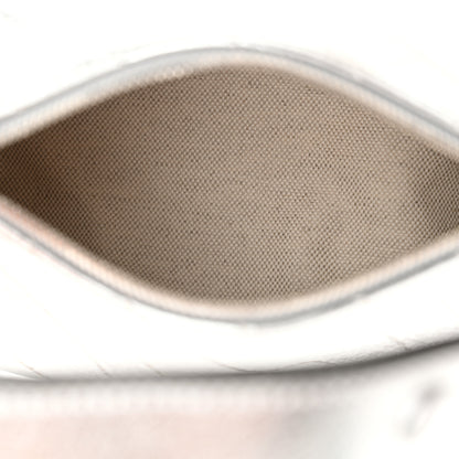 Gucci Sakai Be Green Calfskin Diagonal Stitched Mini Blondie Barrel Shoulder Bag Silver 5 of 10
