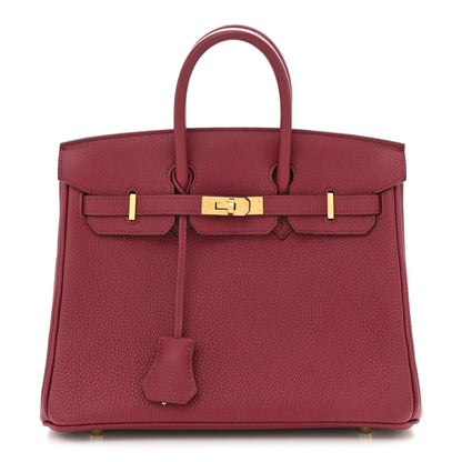 Hermes Togo Birkin 25 Rubis 1 of 11