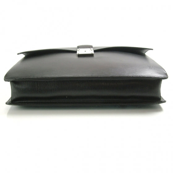 Louis Vuitton Epi Robusto 2 Compartment Briefcase Black 5 of 11