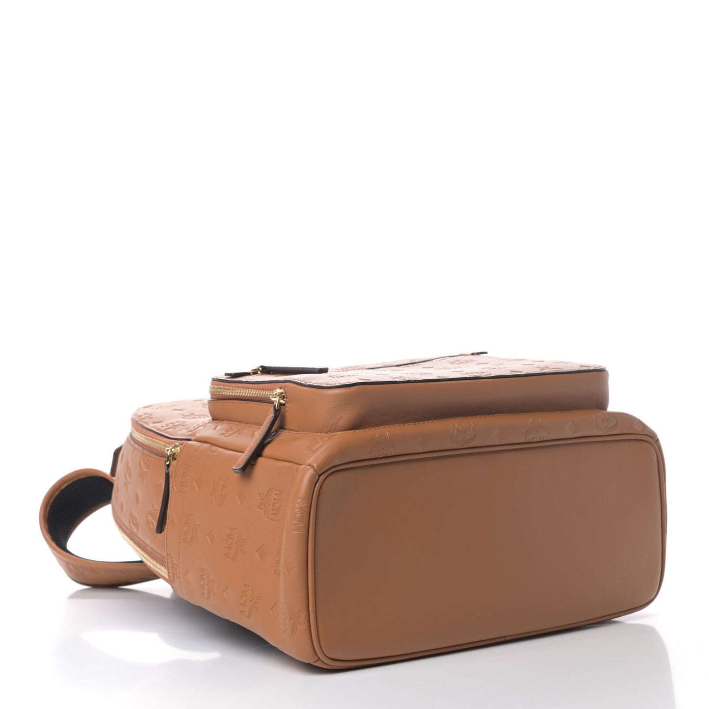 Calfskin Ottomar Monogram Medium Backpack Cognac