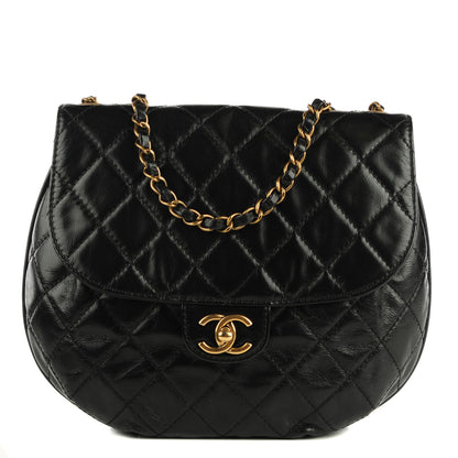 Chanel Calfskin Quilted Medium Bubble CC Flap Black 1 of 8