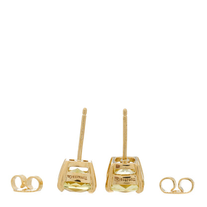 Tiffany 18K Yellow Gold Citrine Sparklers Earrings 3 of 4