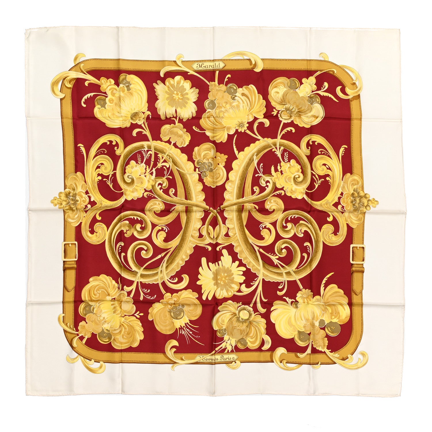 Hermes Silk Caraibes Scarf 90 2 of 10