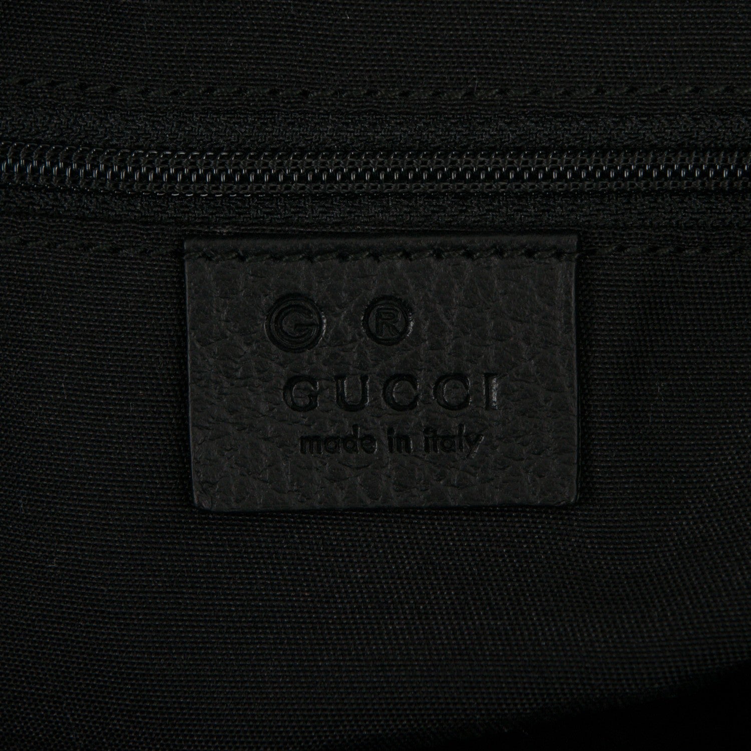 Gucci Nylon Monogram Medium GG Charm Dome Satchel Black 6 of 7
