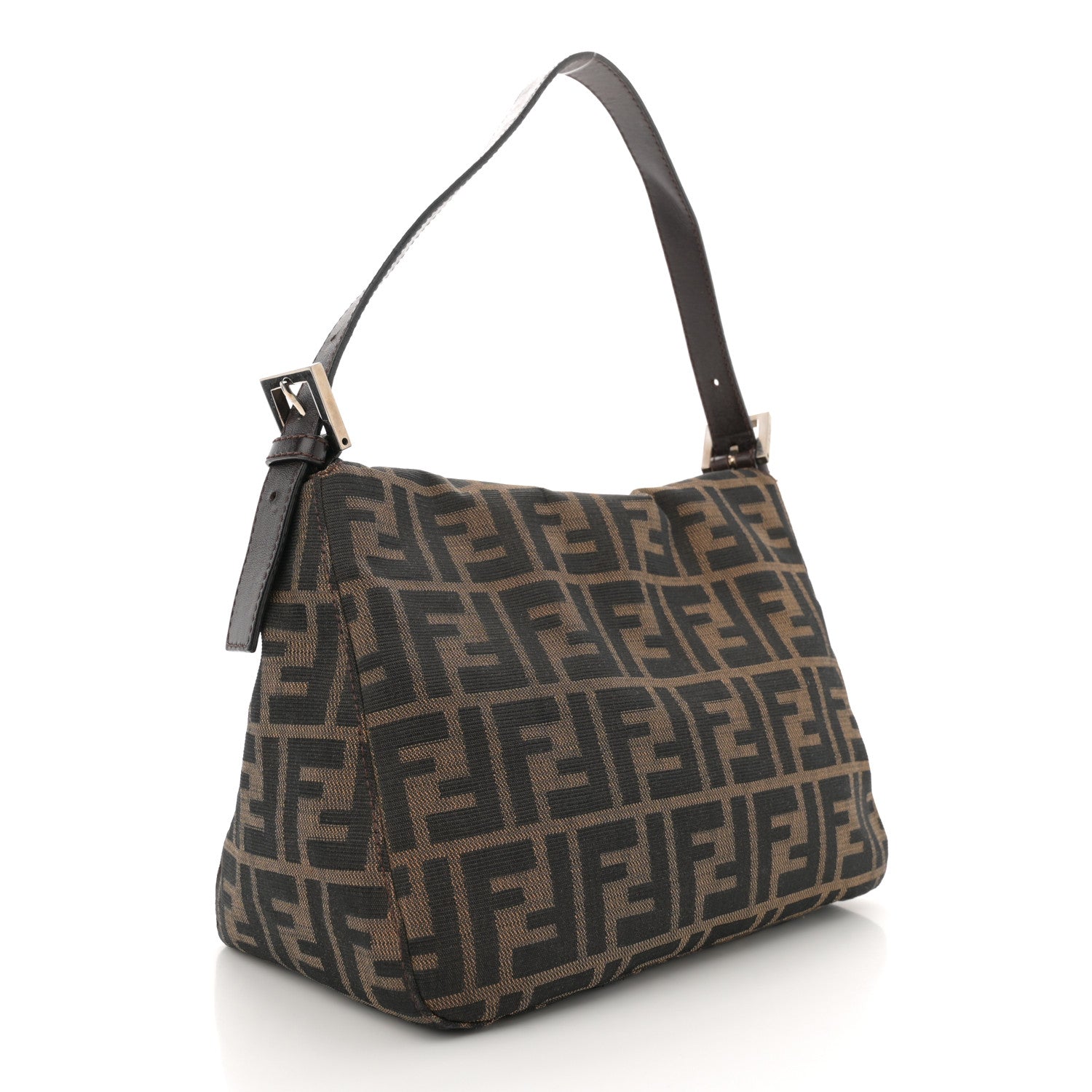 Fendi Zucca Shoulder Bag Brown 3 of 11
