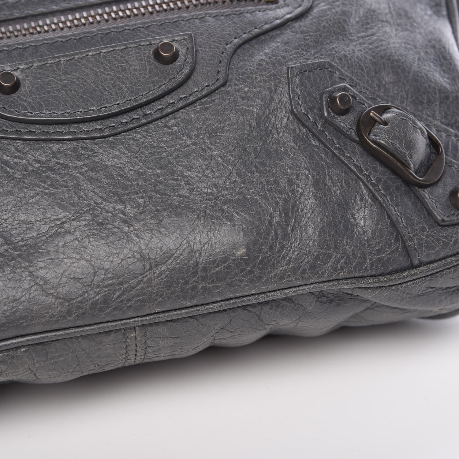 Balenciaga Agneau Classic Hardware Hip Gris Tarmac 7 of 7