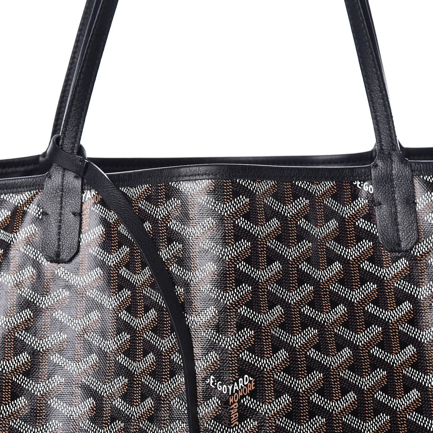 Goyardine Reversible Anjou GM Black
