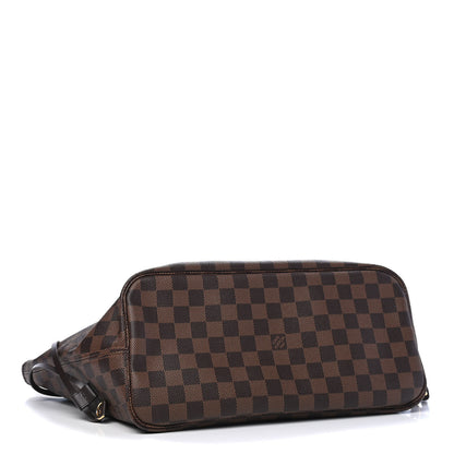 Louis Vuitton Damier Ebene Neo Neverfull MM Rose Ballerine 4 of 9