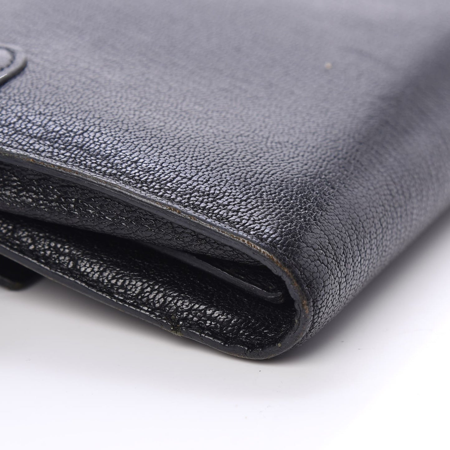 Chevre Mysore Kelly Longue Wallet Black
