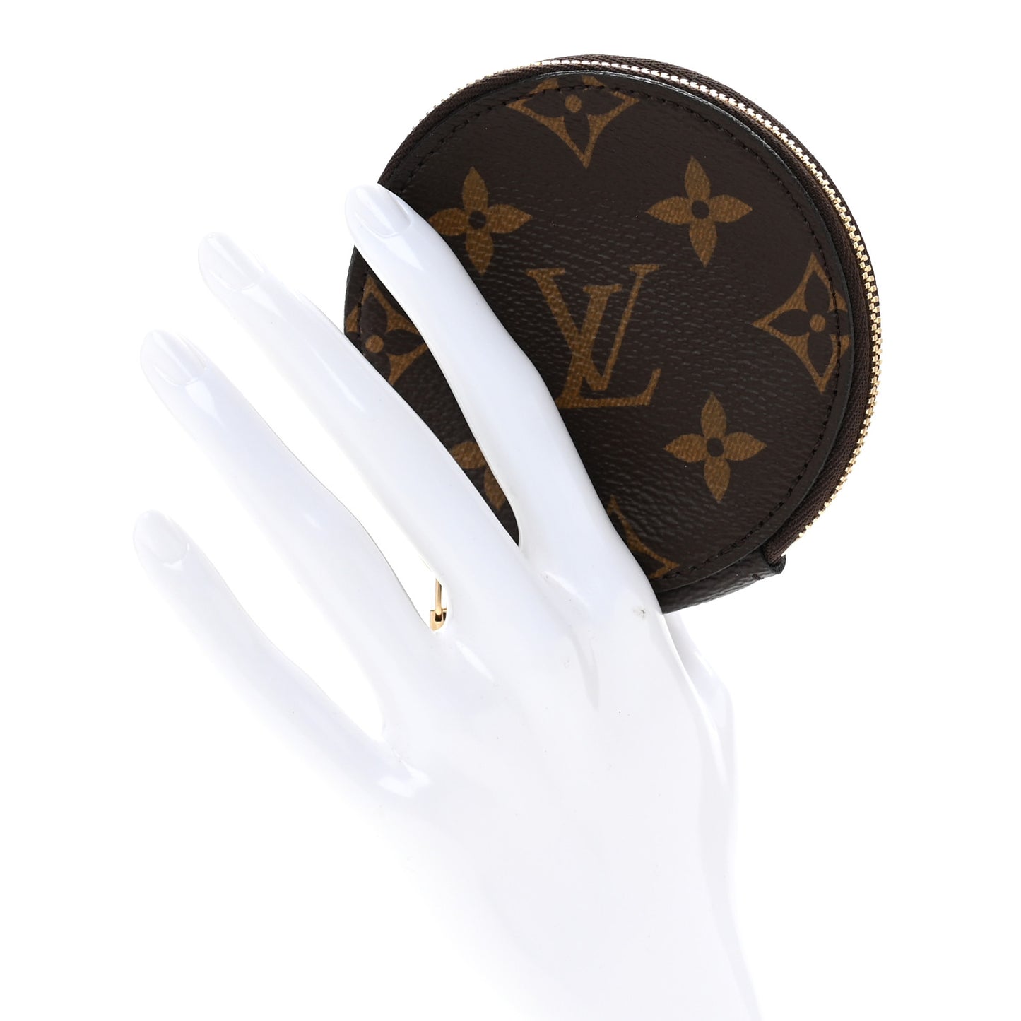 Monogram Round Coin Purse