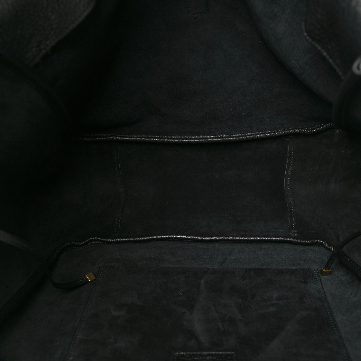 Grained Deerskin Bea Tote Black