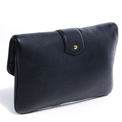 Louis Vuitton Calfskin Slim Clutch MM Sofia Coppola Cobalt 3 of 8