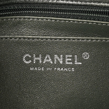 Chanel Iridescent Lambskin Quilted Mini Rectangular Flap Khaki 6 of 10