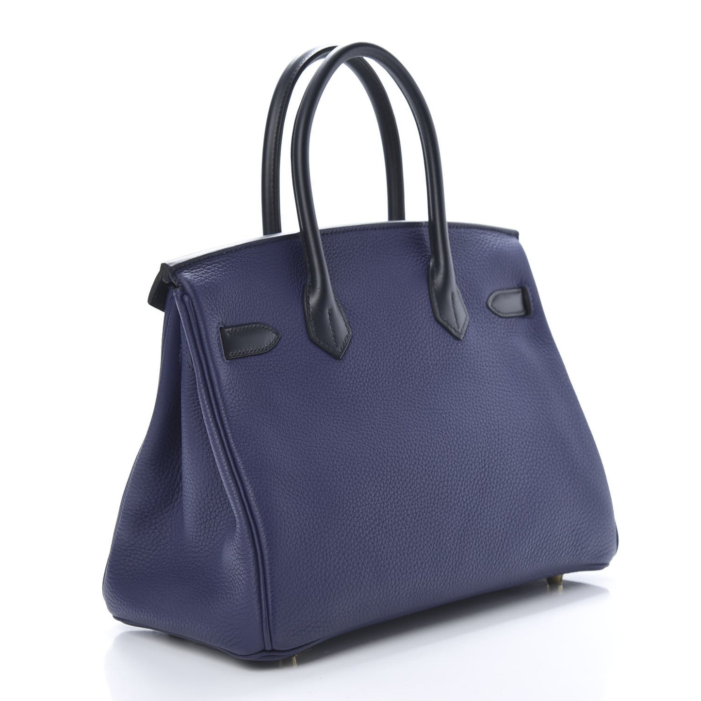 Taurillon Clemence Sombrero Birkin 30 Bleu Encre Bleu Obscur