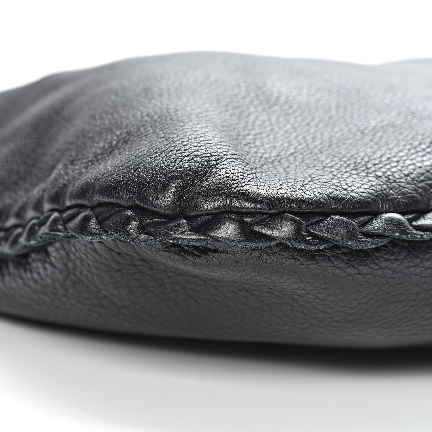 Bottega Veneta Cervo Braided Small Veneta Hobo Black 7 of 9