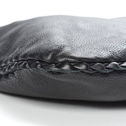 Bottega Veneta Cervo Braided Small Veneta Hobo Black 7 of 9