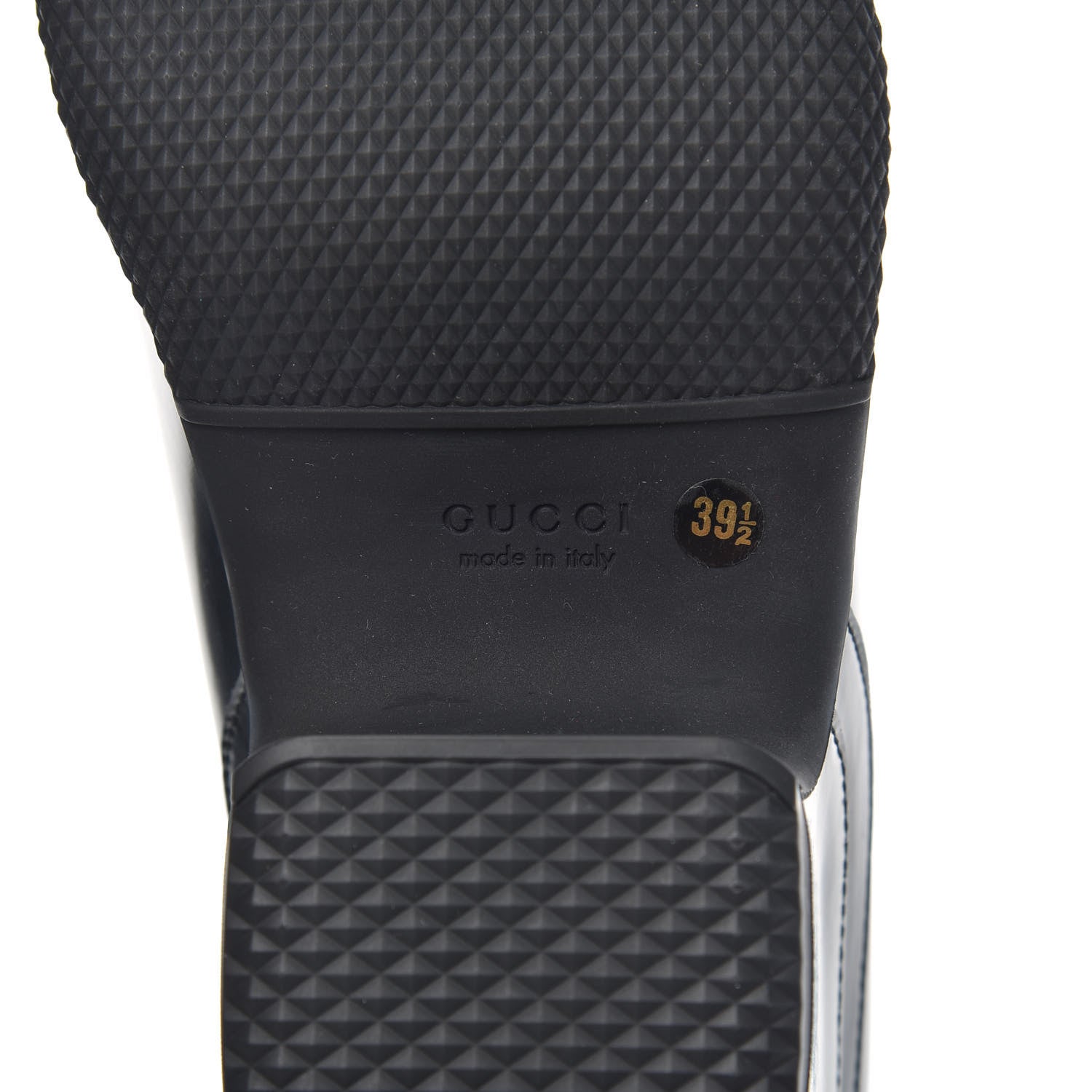 Gucci Coated Fabric Kitt Wellie Boots 39 Black 6 of 9