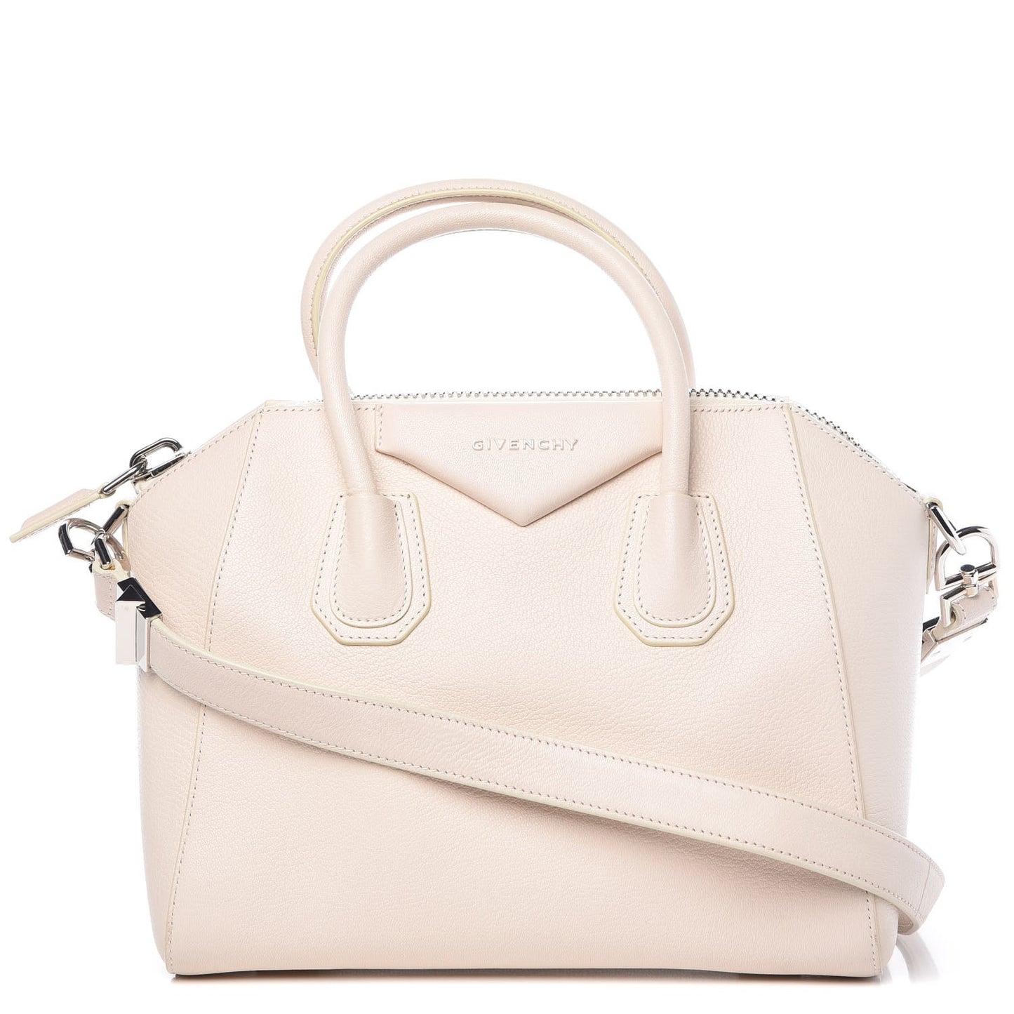 Sugar Goatskin Small Antigona Ivory