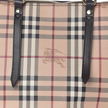 Burberry Haymarket Check Small Salisbury Tote Chocolate 10 of 10