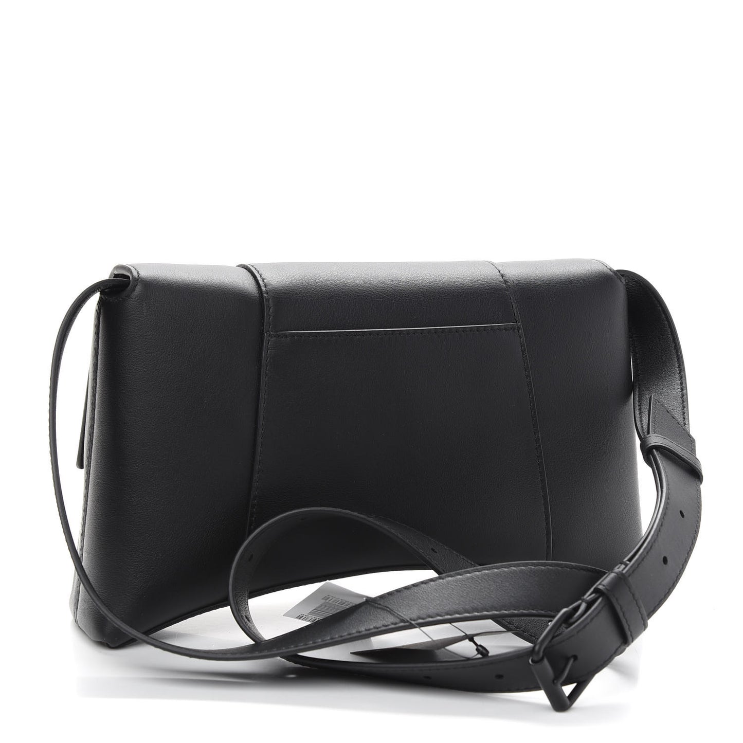Semi Shiny Smooth Calfskin Monochrome XS Downtown Shoulder Bag Black