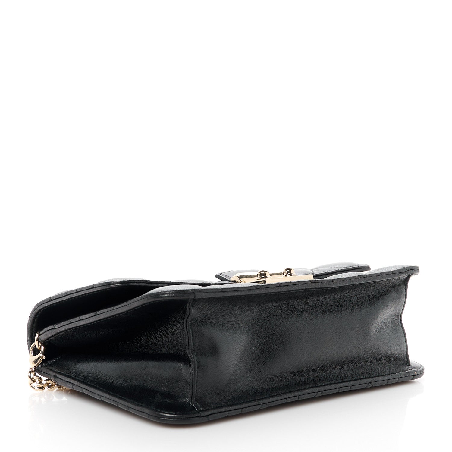 Christian Dior Lambskin Cannage Miss Dior Promenade Pouch Black 4 of 11