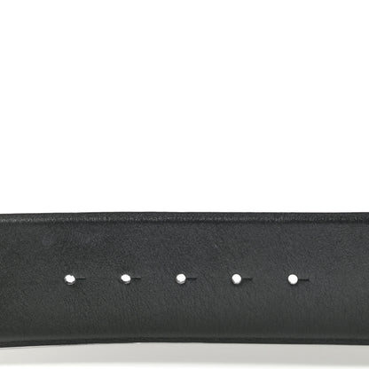 Versace Calfskin Metal Icon Wide Belt 70 28 Black Gold 3 of 10
