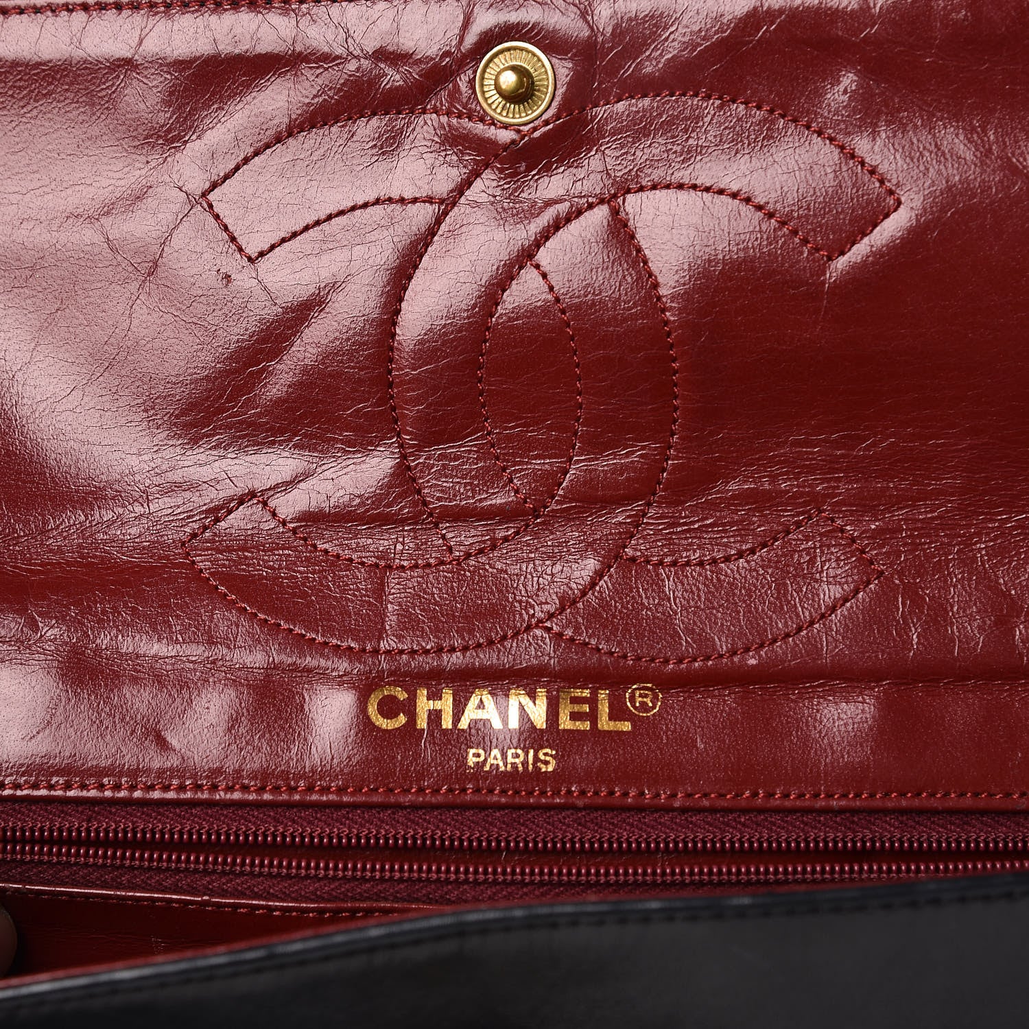 Chanel Lambskin Quilted Medium Double Flap Black 11 of 20