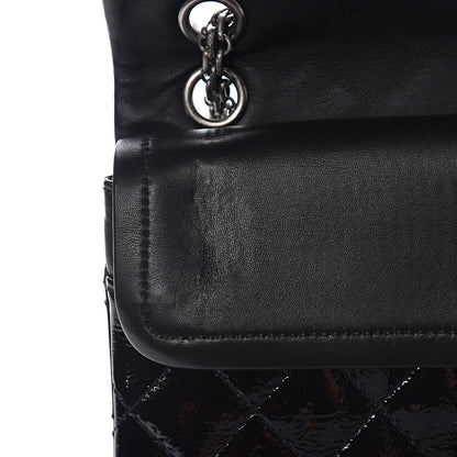 Chanel Distressed Patent Quilted 2.55 Reissue 226 Flap Black 8 of 14