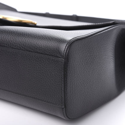 Gucci Calfskin GG Marmont Messenger Bag Black 9 of 10
