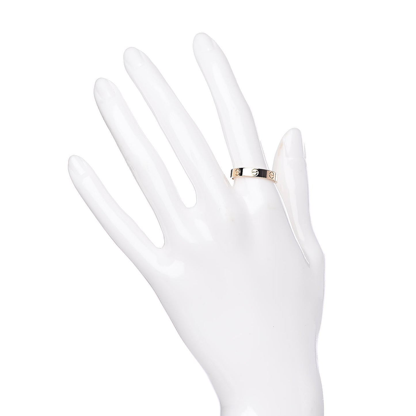 18K Yellow Gold 3.5mm LOVE Wedding Band Ring 57 8