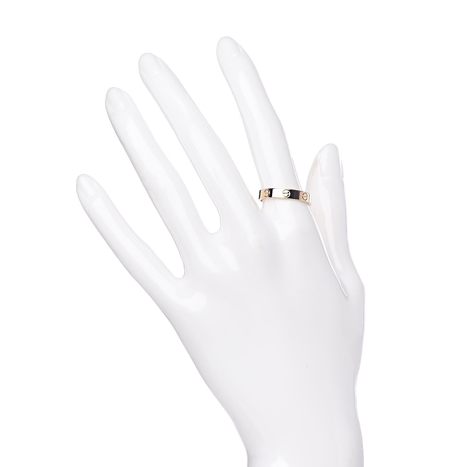 Cartier 18K Yellow Gold 3.5mm LOVE Wedding Band Ring 57 8 2 of 5
