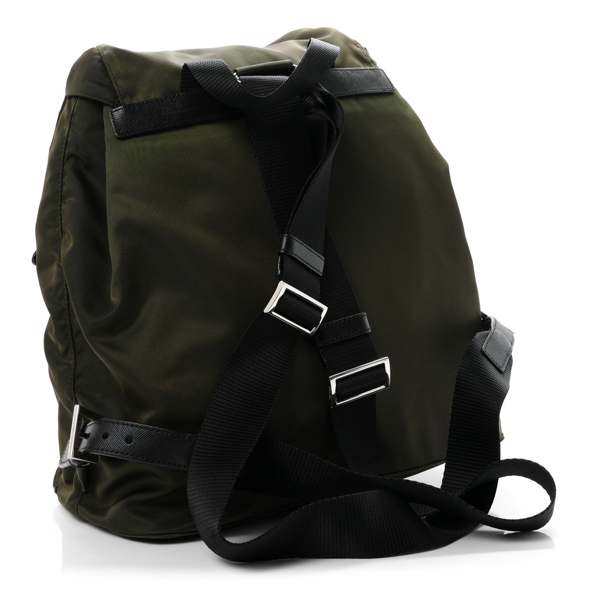 Nylon Vela Medium Backpack Mimetico