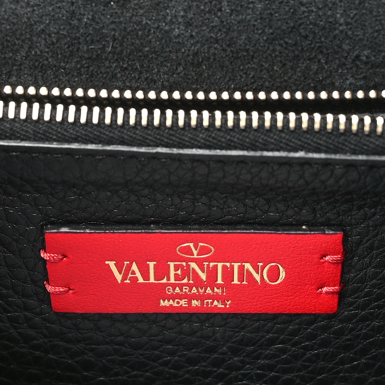 Valentino Garavani Vitello Rockstud Side Slip Crossbody Black 6 of 9