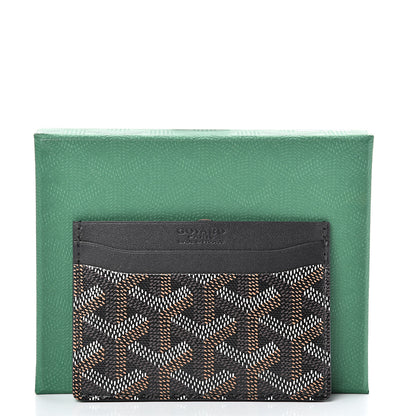 Goyard Goyardine Saint Sulpice Card Holder Black 6 of 6